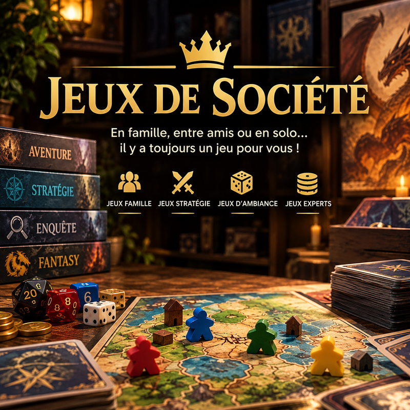Tout pour vos jeux de société