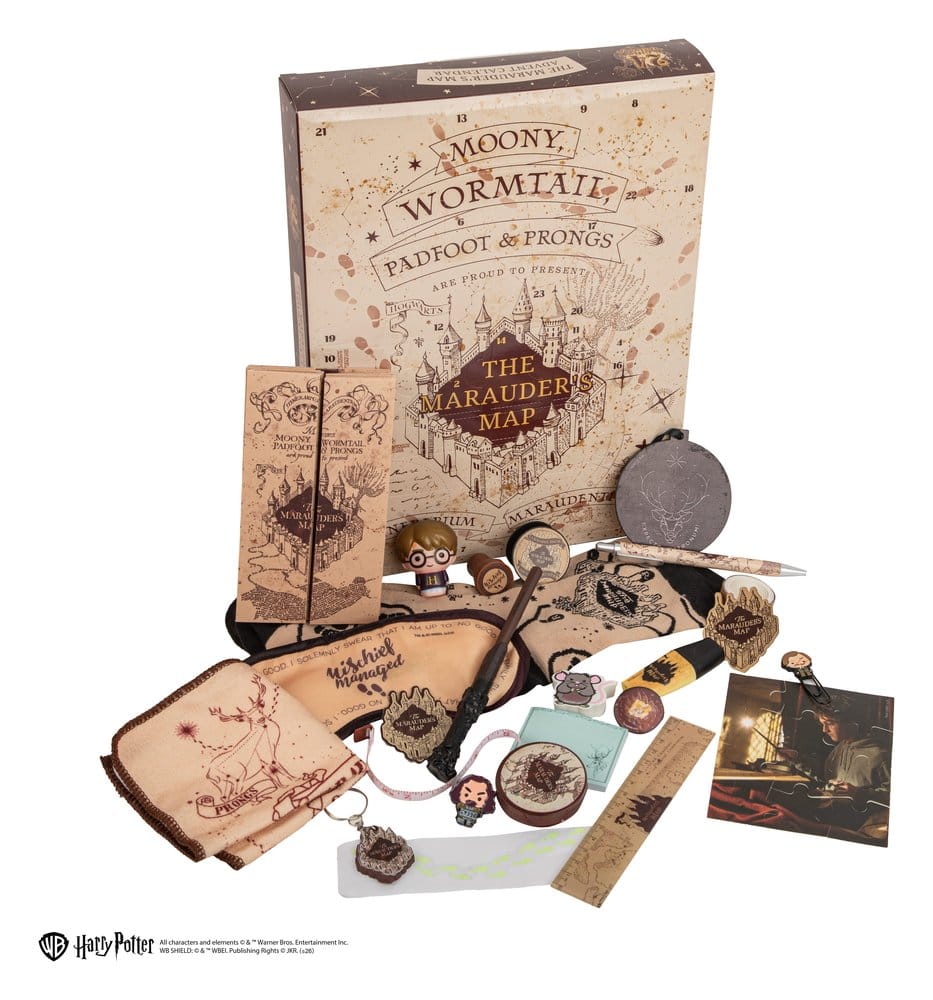 Harry Potter calendrier de l'avent Marauder's Map New Edition 2026