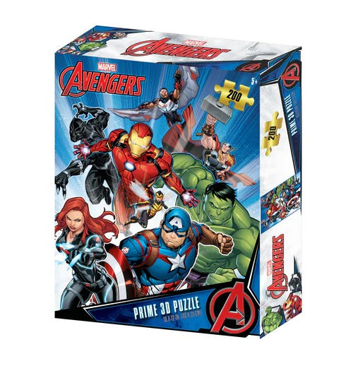 PRIME 3D - MARVEL - AVENGERS (200 PIÈCES)