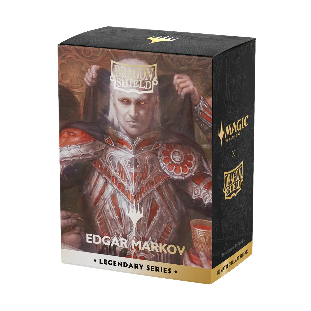 DS - Pochettes double illustration sous licence standard : MtG : Legendary Series - Edgar Markov [Mat] (100 pochettes)