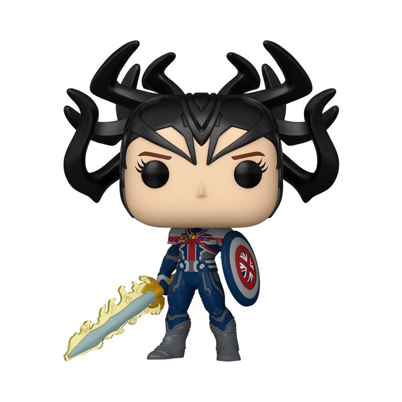 What If...? Figurine POP! Animation Vinyl Infinity Captain Carter 9 cm