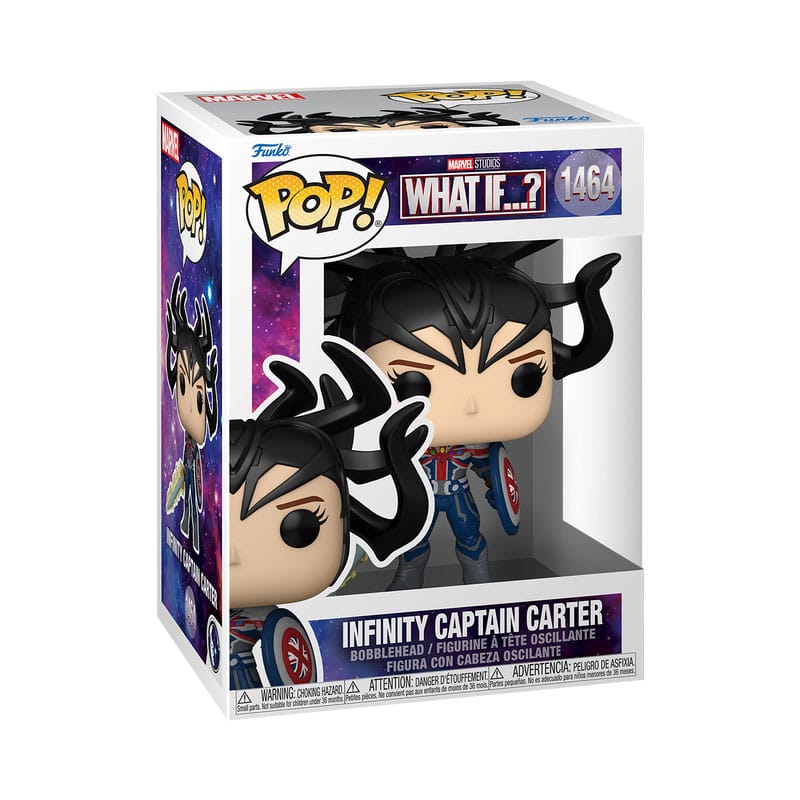 What If...? Figurine POP! Animation Vinyl Infinity Captain Carter 9 cm