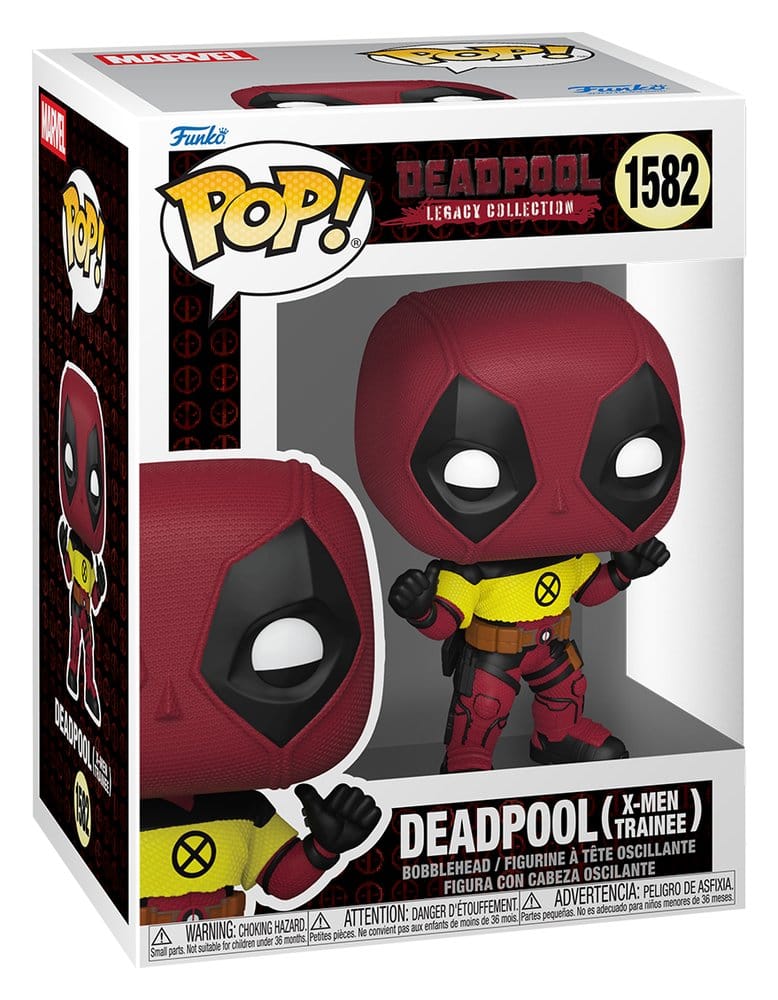 Figurine POP! Deadpool 2 en vinyle, Deadpool avec t-shirt X-Men, 9 cm