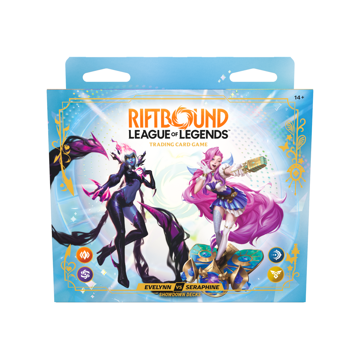 Coffret Champion Deck Showdown Riftbound : Radiance - Seraphine vs Evelynn - FR