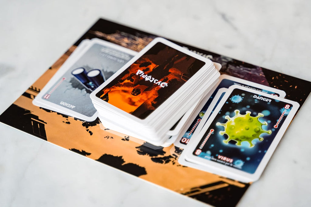 Dujardin Dystopia - Jeu De Stratégie - Qui Sauvera L'Humanité - Jeu De Cartes - Jeu d'Ambiance Ados et Adultes - A Partir De 12 Ans - 2 à 8 Joueurs