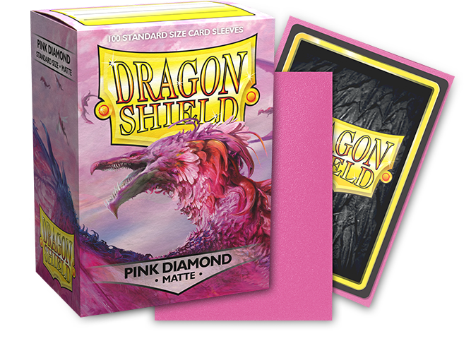 Standard Sleeves: Pink Diamond [Matte] (100 Sleeves)