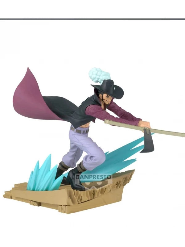 Figurines One Piece Senkozekkei -Dracule Mihawk, 12 cm de haut.