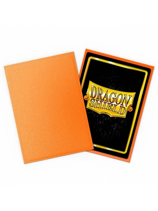Pochettes Standard Matière Ambre Orange (100 unités) - Bouclier du Dragon