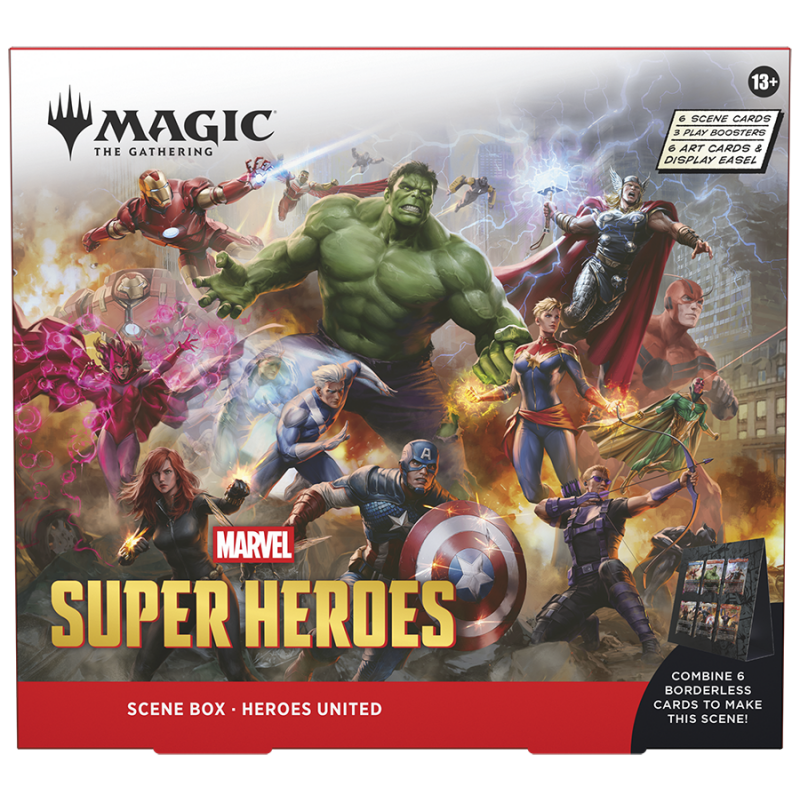 Marvel Super Heroes Boîte de scène display ( Héros)- EN ( anglais)