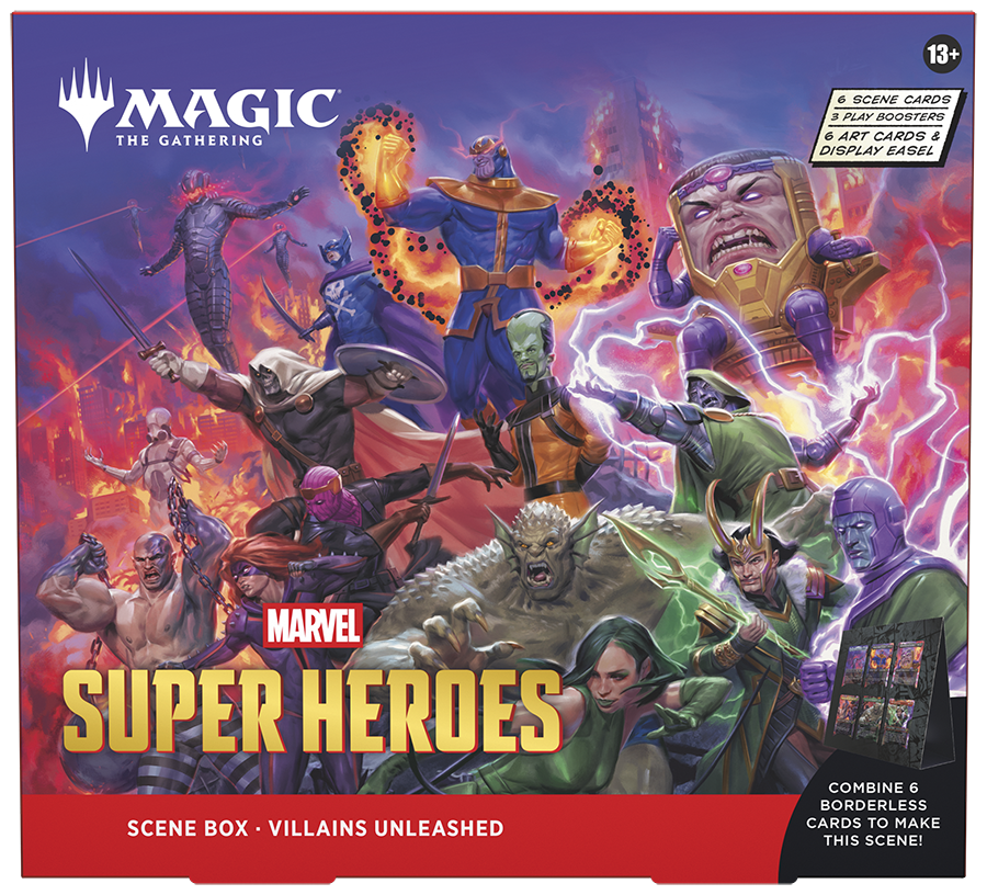 Marvel Super Heroes Boîte de scène display (vilain)- EN ( anglais)