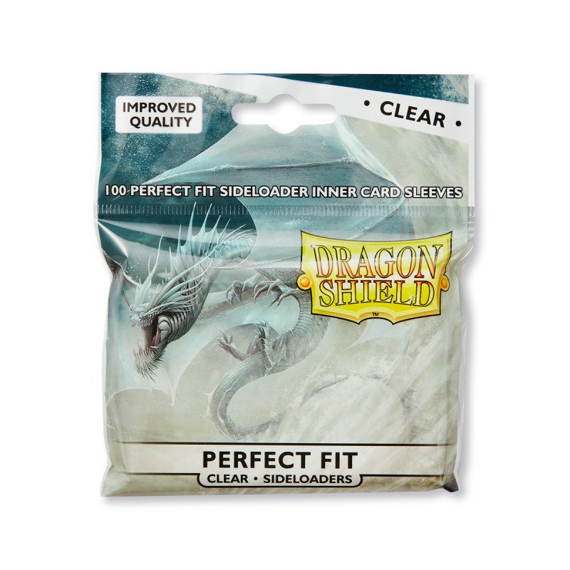 DS - Standard Perfect Fit Sleeves: Clear [Sideloaders] (100 Sleeves)