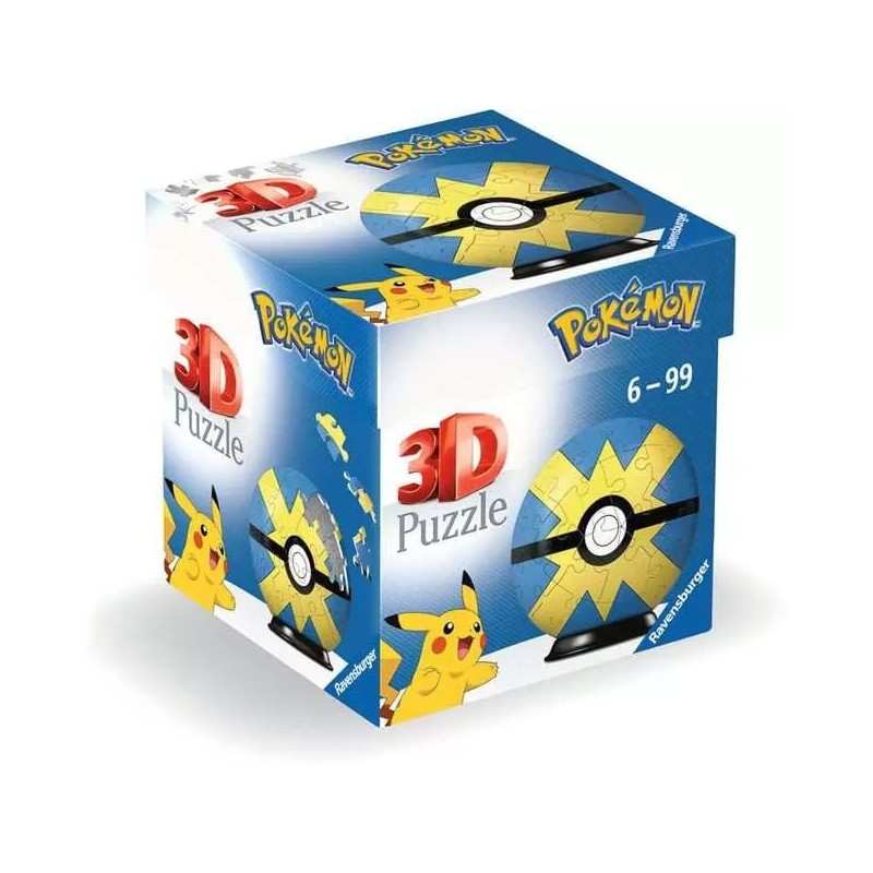 Pokémon - Puzzle 3D Pokéballs : Rapide Ball (55 pièces)