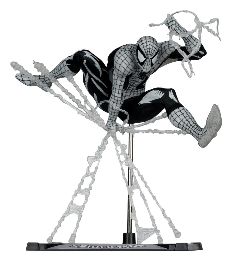 Statuette Marvel en PVC à l'échelle 1/10 de Spider-Man (Marvel Age #90) (Dessin au trait) 18 cm