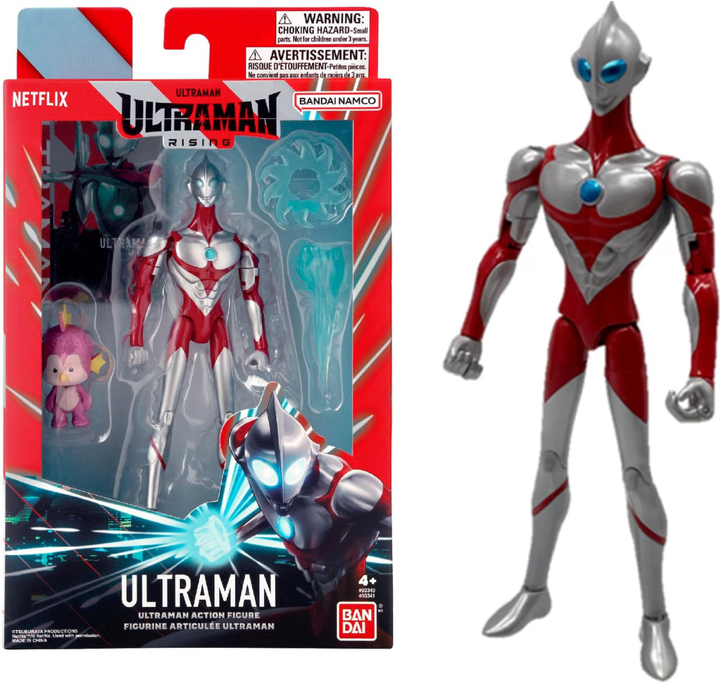 BANDAI - Ultraman Rising - Figurine d'action Ultraman 15 cm - Licence Officielle Ultraman Rising - Figurine articulée - Figurine de Collection