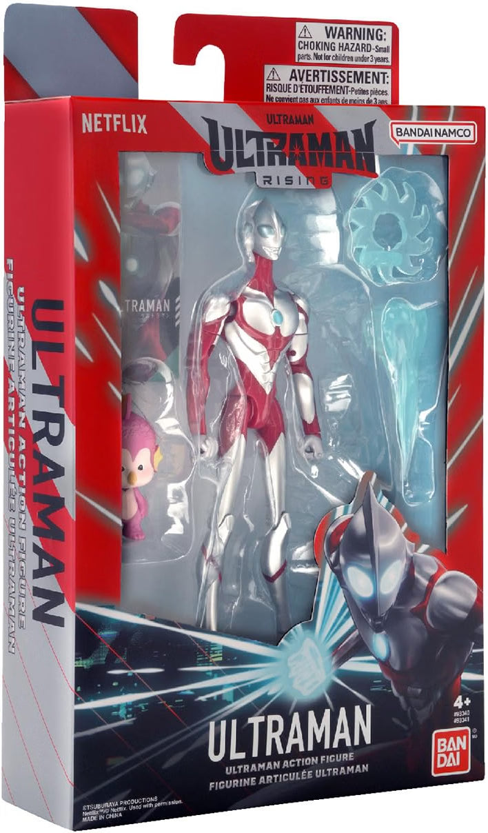 BANDAI - Ultraman Rising - Figurine d'action Ultraman 15 cm - Licence Officielle Ultraman Rising - Figurine articulée - Figurine de Collection