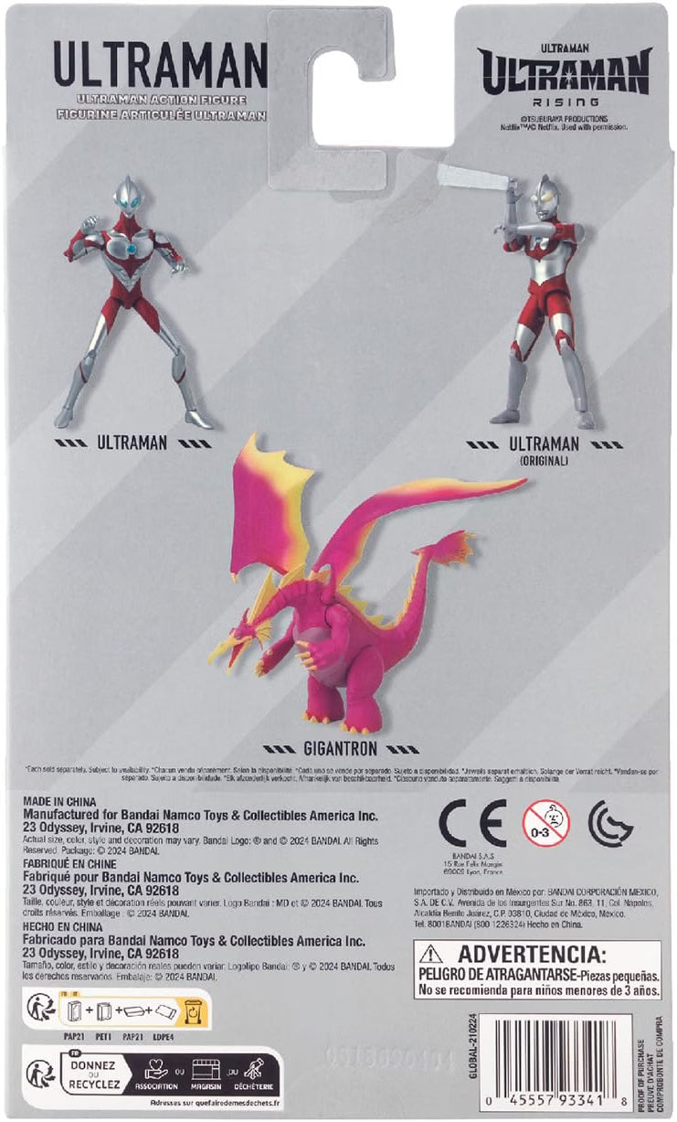 BANDAI - Ultraman Rising - Figurine d'action Ultraman 15 cm - Licence Officielle Ultraman Rising - Figurine articulée - Figurine de Collection