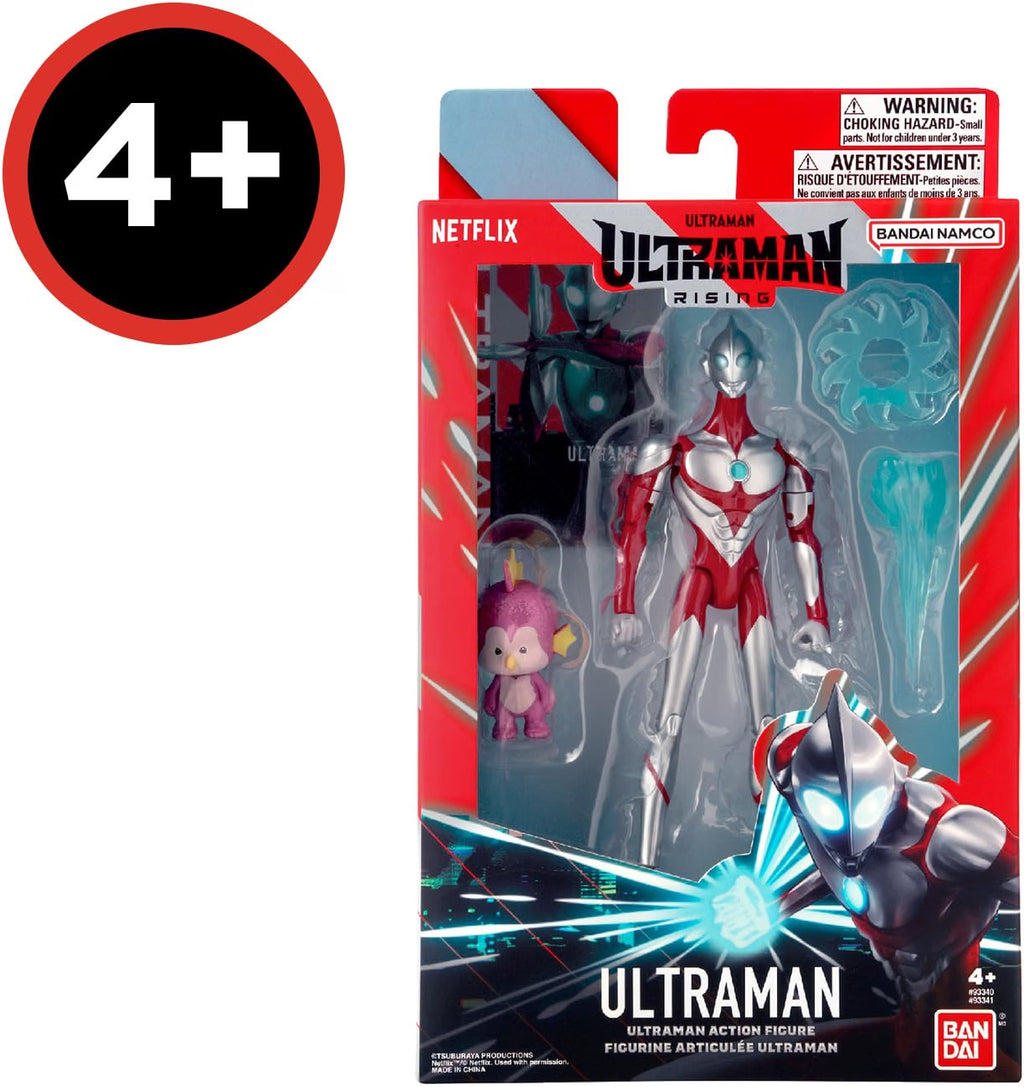 BANDAI - Ultraman Rising - Figurine d'action Ultraman 15 cm - Licence Officielle Ultraman Rising - Figurine articulée - Figurine de Collection