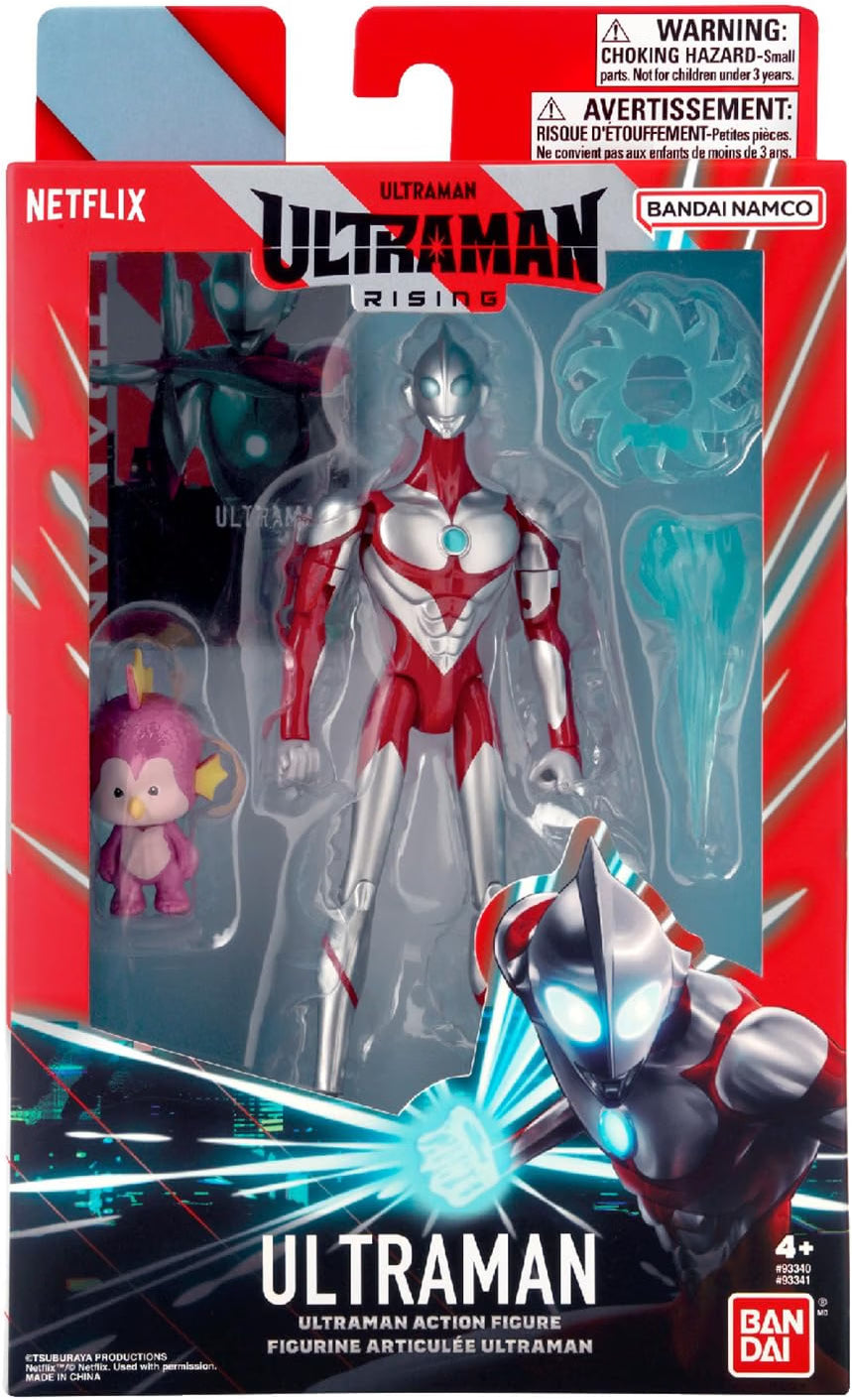 BANDAI - Ultraman Rising - Figurine d'action Ultraman 15 cm - Licence Officielle Ultraman Rising - Figurine articulée - Figurine de Collection