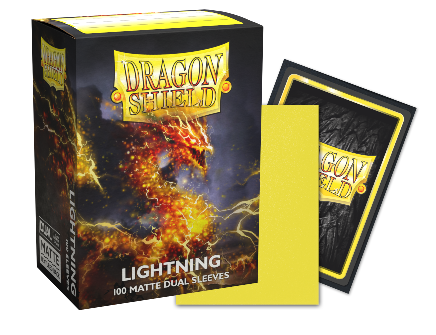 DS - Standard Dual Sleeves: Lightning [Matte] (100 Sleeves)
