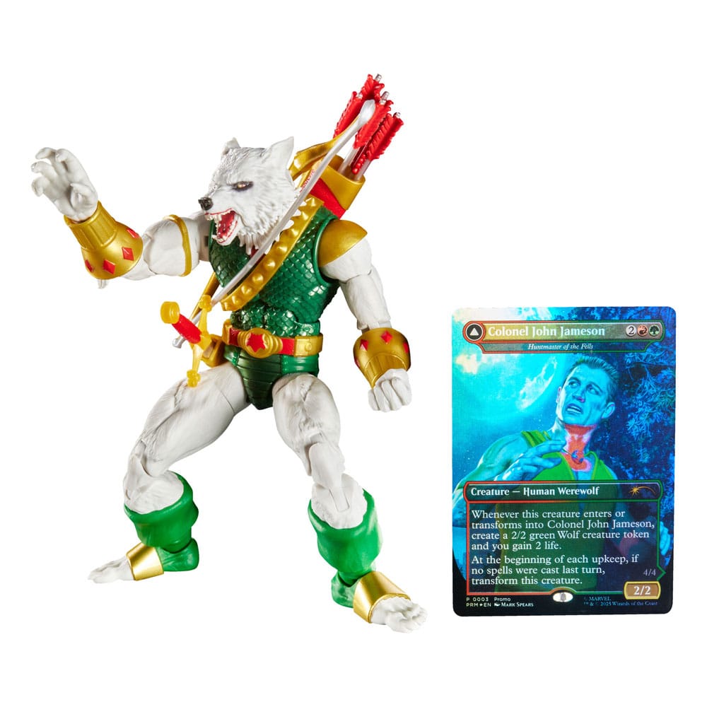 Figurine Marvel Legends Magic: The Gathering Man-Wolf (avec carte premium exclusive) 15 cm Figurines Marvel