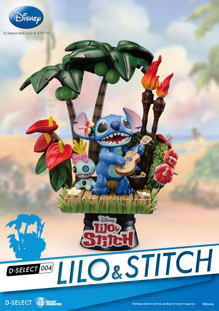 Diorama Disney en PVC D-Stage Stitch 14 cm