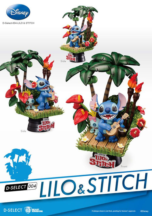 Diorama Disney en PVC D-Stage Stitch 14 cm