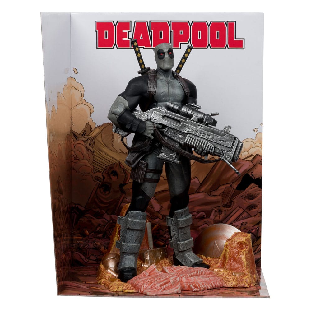 Statuette Marvel Collection en PVC à l'échelle 1/6 Deadpool (Deadpool #1) (Version rare en costume gris) 27 cm Statuettes Marvel
