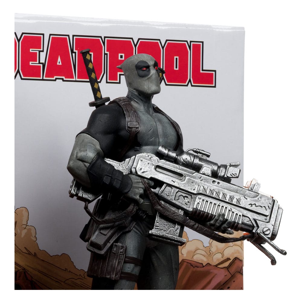 Statuette Marvel Collection en PVC à l'échelle 1/6 Deadpool (Deadpool #1) (Version rare en costume gris) 27 cm Statuettes Marvel