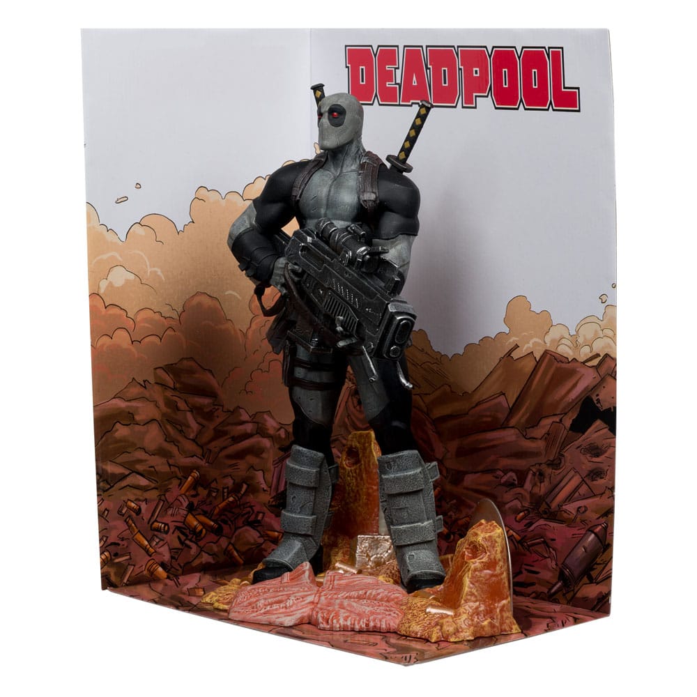 Statuette Marvel Collection en PVC à l'échelle 1/6 Deadpool (Deadpool #1) (Version rare en costume gris) 27 cm Statuettes Marvel