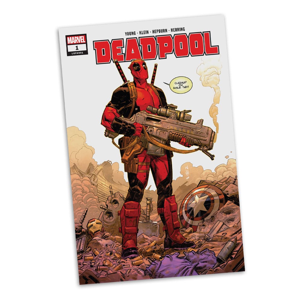 Statuette Marvel Collection en PVC à l'échelle 1/6 Deadpool (Deadpool #1) (Version rare en costume gris) 27 cm Statuettes Marvel