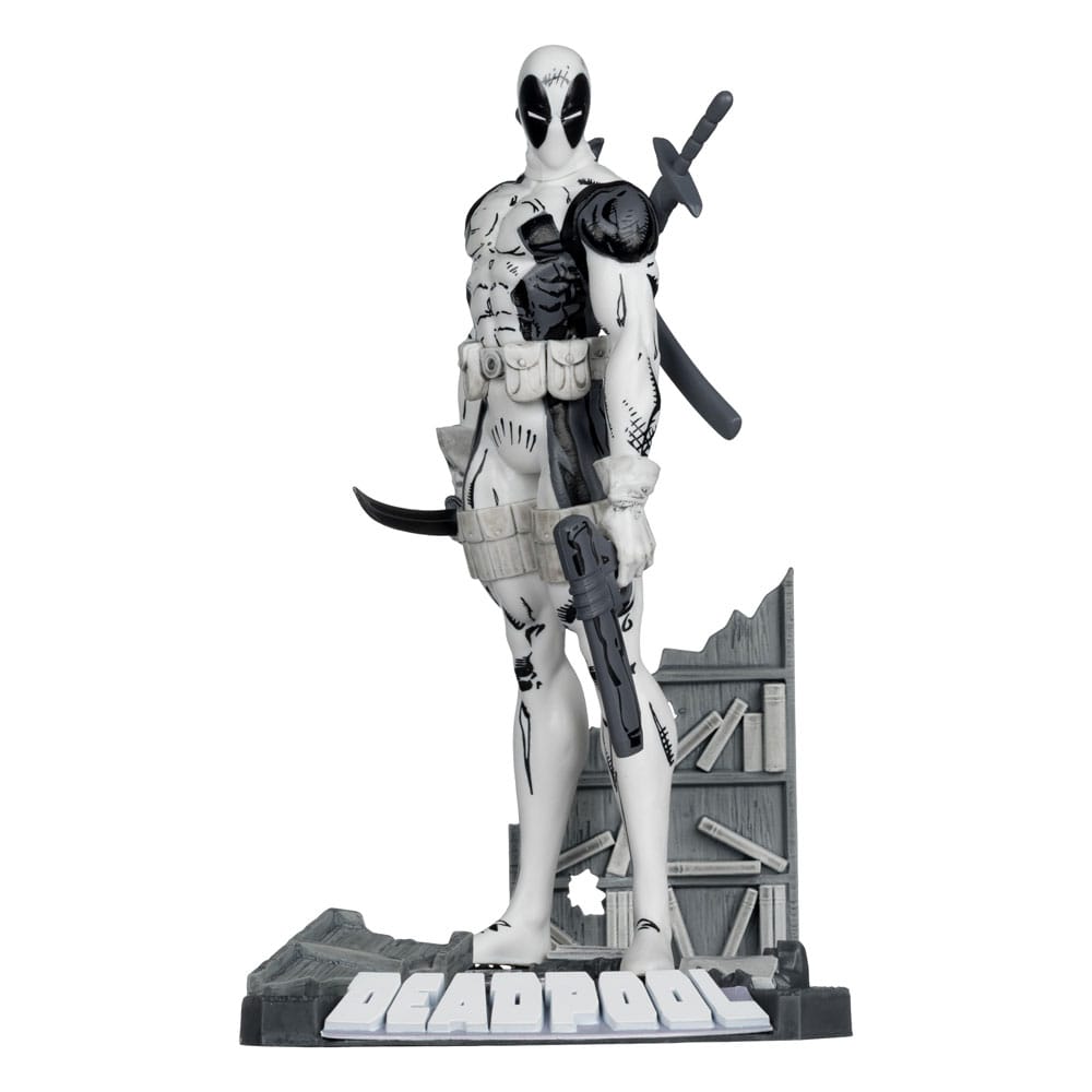 Statuette Marvel Collection en PVC à l'échelle 1/10 Deadpool (Les Nouveaux Mutants #98) (Dessin au trait) (Étiquette dorée) 17 cm