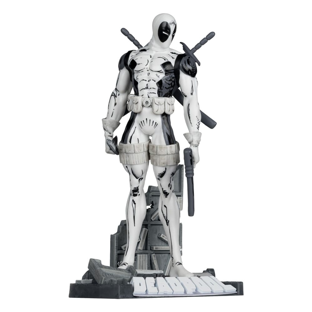 Statuette Marvel Collection en PVC à l'échelle 1/10 Deadpool (Les Nouveaux Mutants #98) (Dessin au trait) (Étiquette dorée) 17 cm