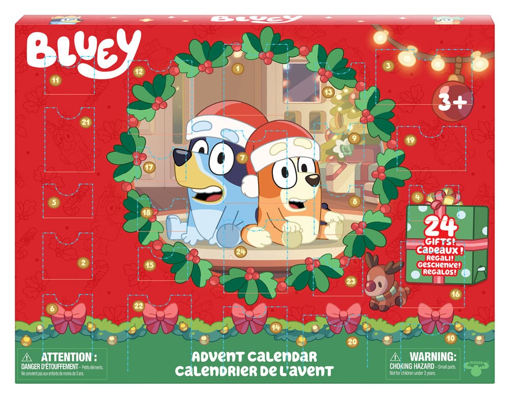 Bluey Calendrier de l'Avent Mini-Figurines Mini-figurines Bluey