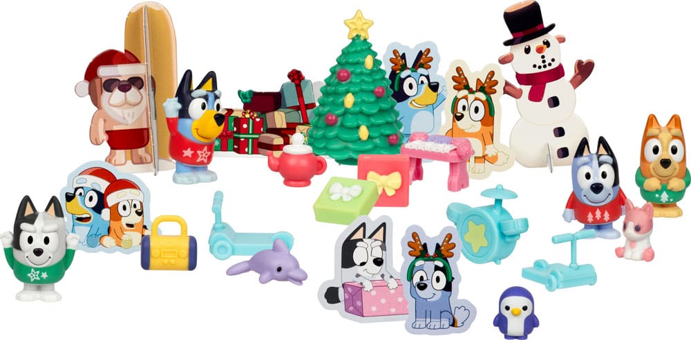 Bluey Calendrier de l'Avent Mini-Figurines Mini-figurines Bluey