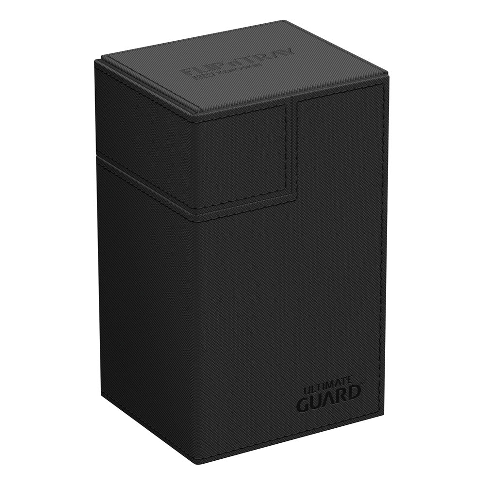 Ultimate Guard Flip'n'Tray 80+ Xenoskin - Black Boîtes pour cartes Ultimate Guard